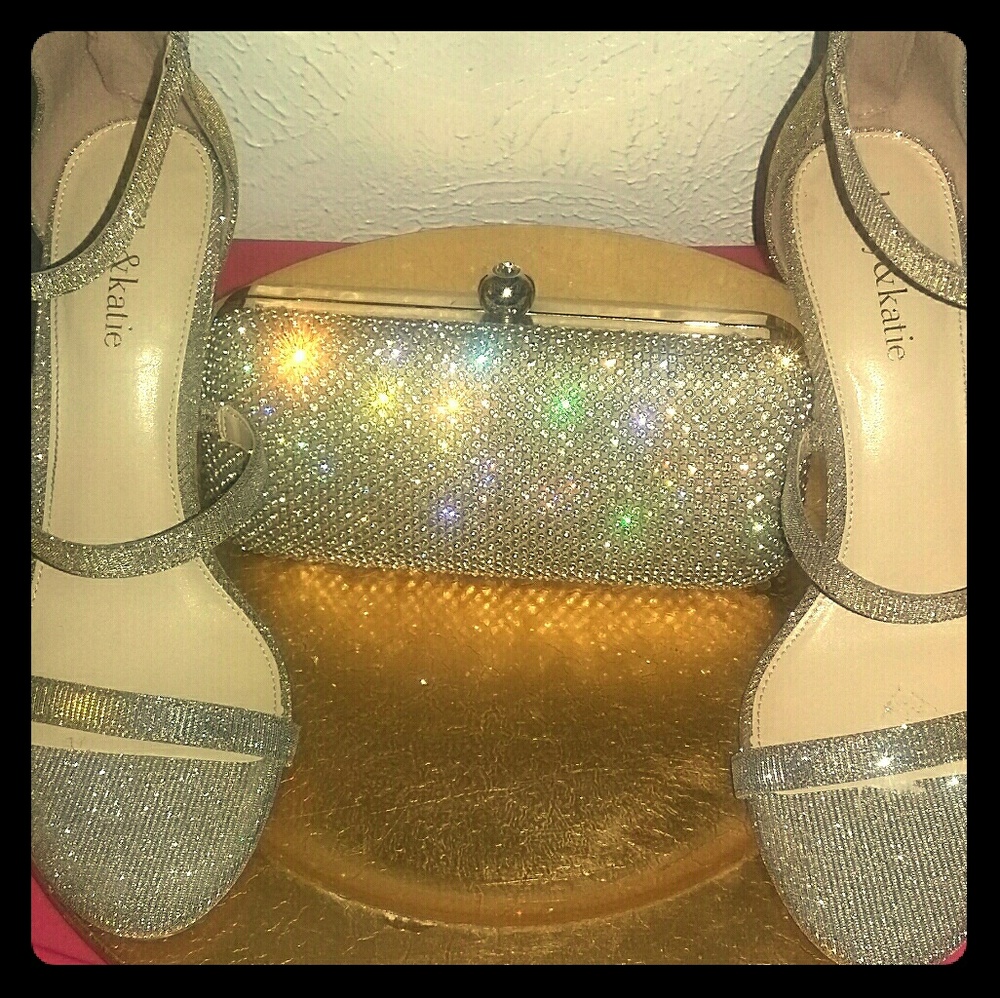 Shoes and clutch
